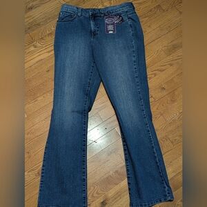 Gloria Vanderbilt Blue Flare Wide Leg Jeans